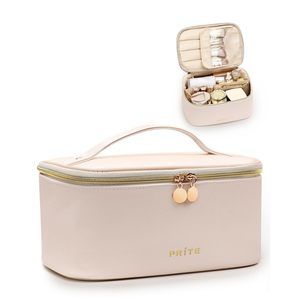 Makeup Bag, Large Capacity Portable Travel Cosmetic Bag, Waterproof Makeup🤘